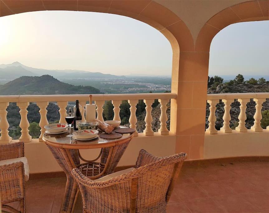 Self Contained, Detached Hillside Villa Near Oliva With Stunning Vistas Castillo del Reboller Buitenkant foto